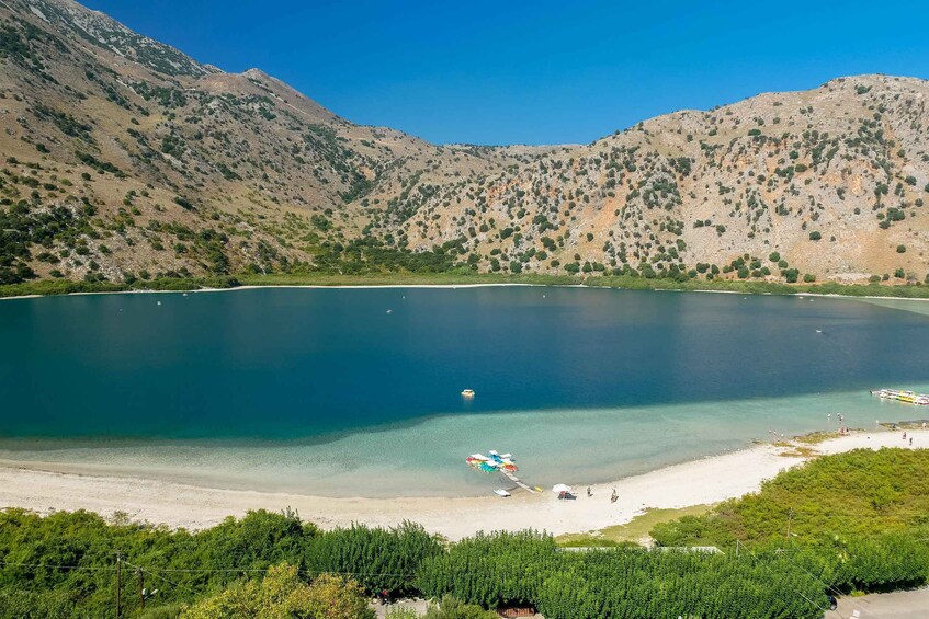 Rethymno half day wine tasting-olive oil factory-Kourna lake