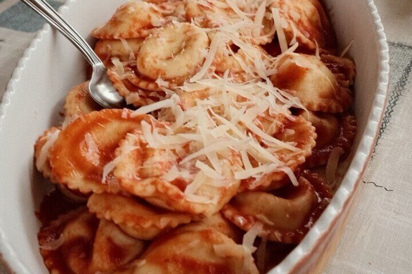 Gnocchi and Mozzarella in Amalfi Coast