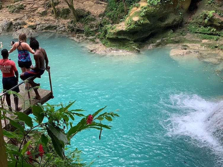 Blue Hole & Island Gully Waterfall Adventure with Lunch