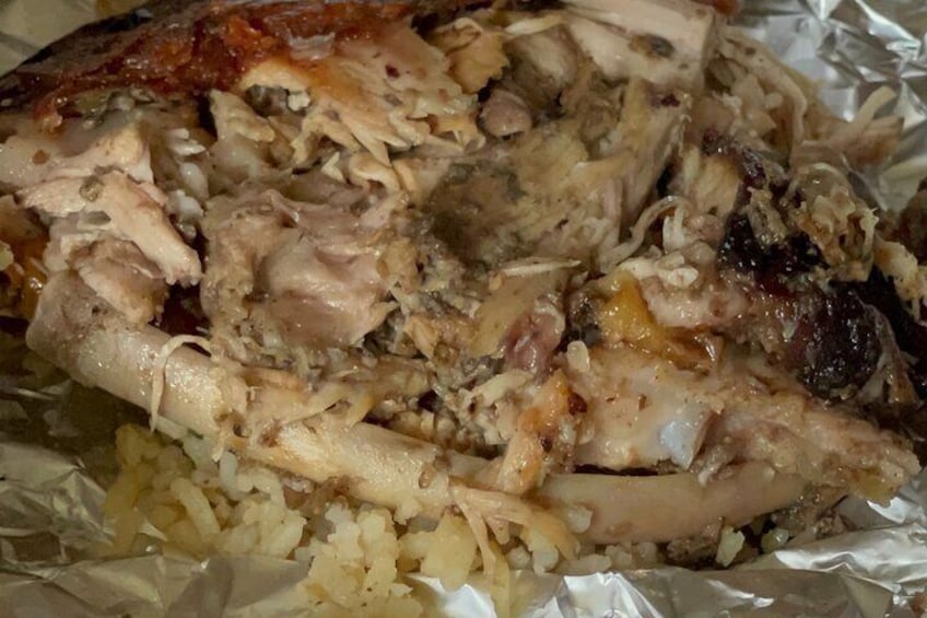 the suckling pig & seasoned rice, match made in heaven!