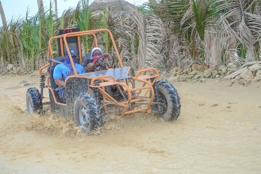 Half-Day Buggy Tour to Water Cave and Macao Beach