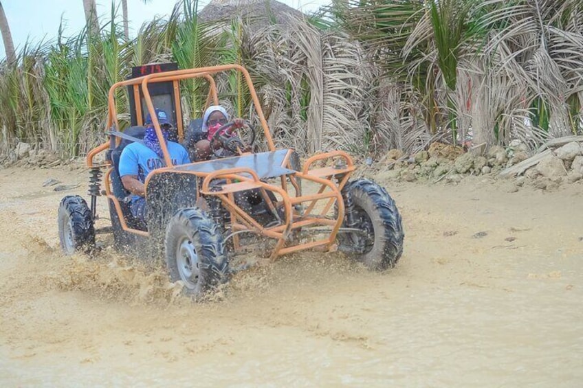 Half-Day Buggy Tour to Water Cave and Macao Beach