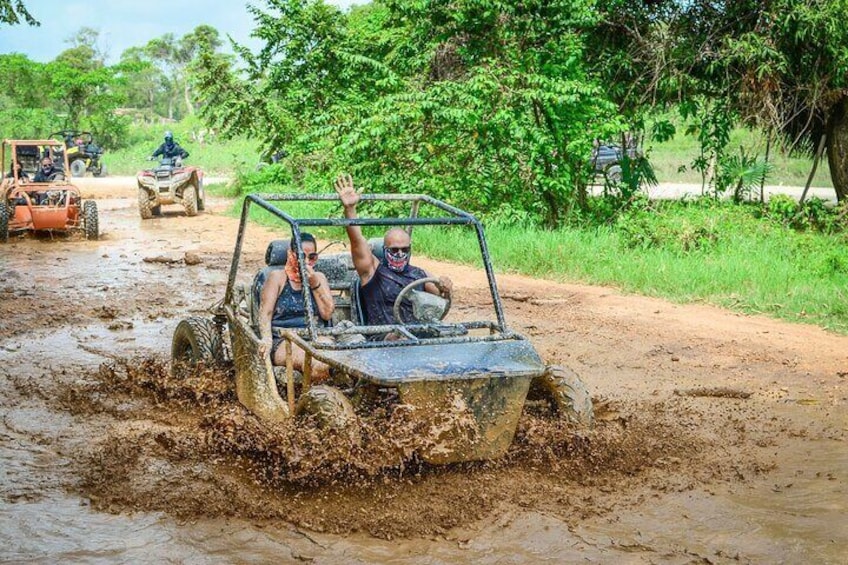 Half-Day Buggy Tour to Water Cave and Macao Beach