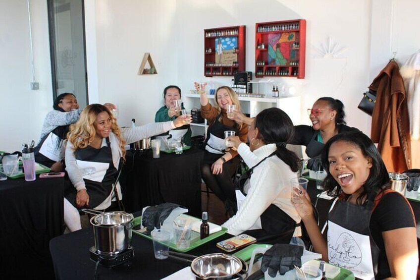 2 Hours Sip, Socialize, and Custom Soap Making in Atlanta 