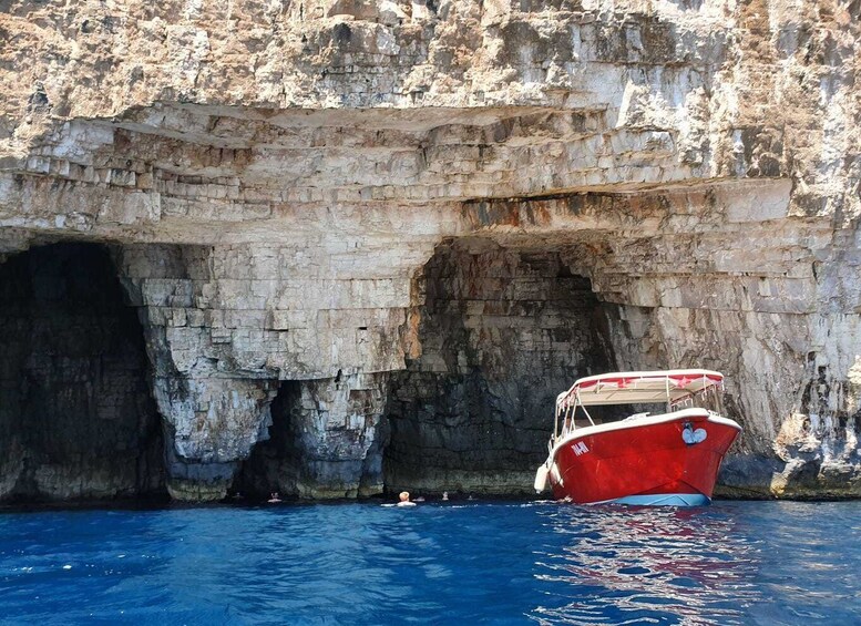 Picture 3 for Activity From Hvar: Vis Island and Blue Cave Speedboat Tour