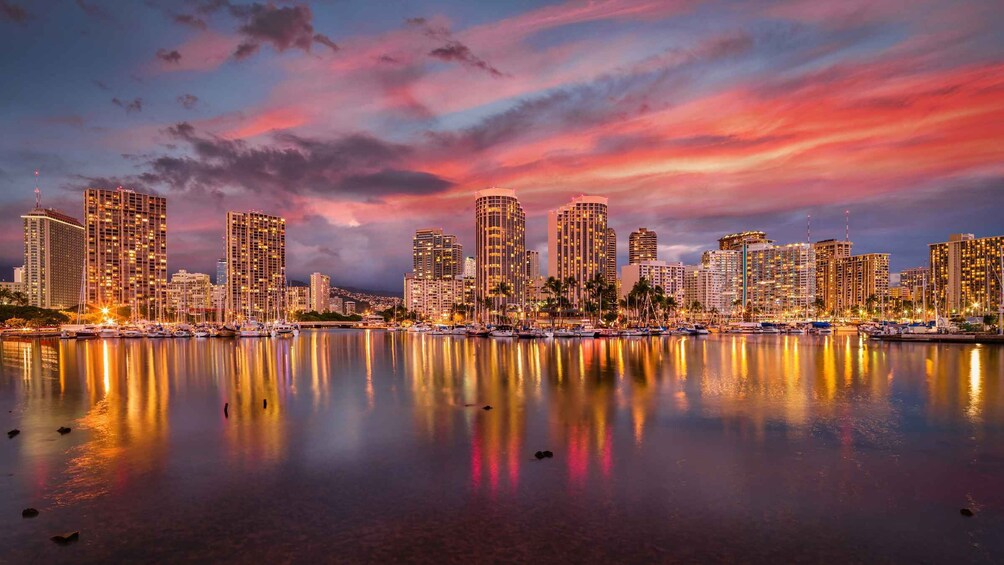 Picture 7 for Activity Oahu: Waikiki Glass Bottom Boat Sunset Cruise