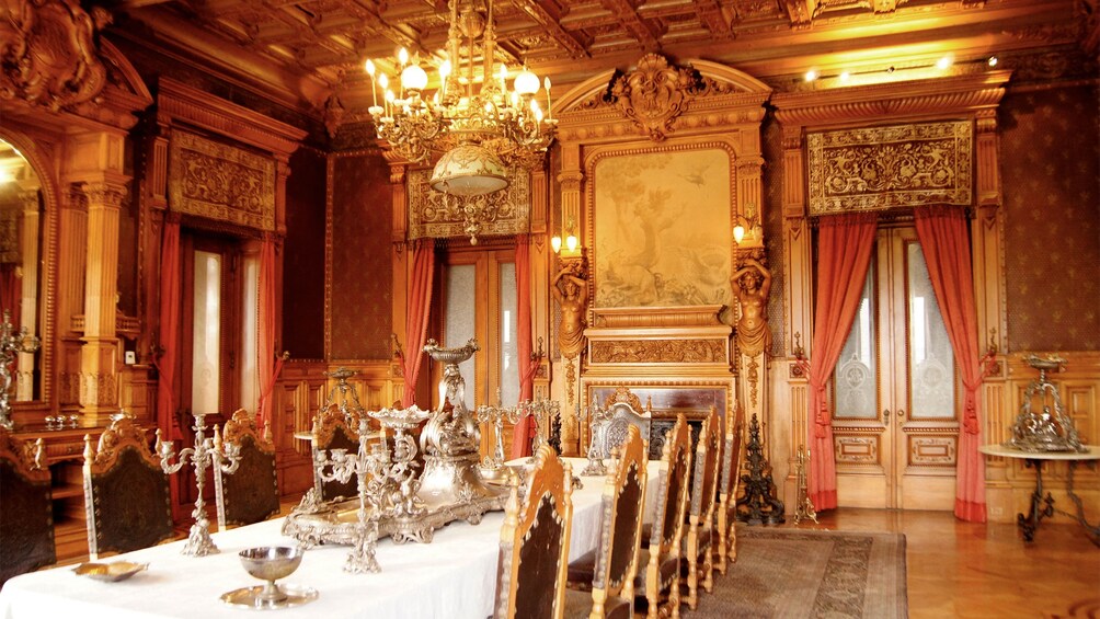 Interior view of the castillo de chapultepec in Mexico 