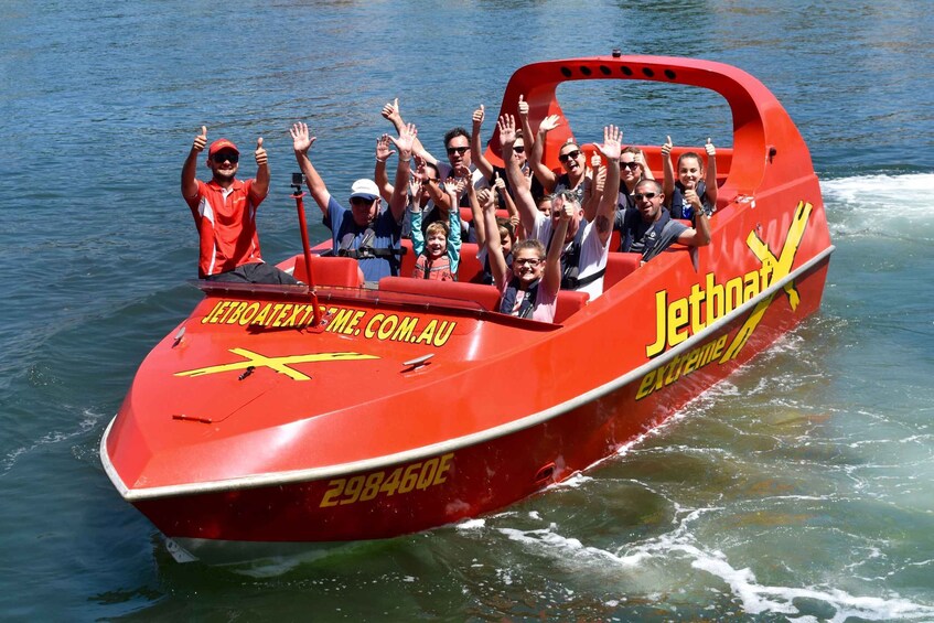 Picture 2 for Activity Gold Coast: Jet Boat Ride and Scenic Helicopter Tour