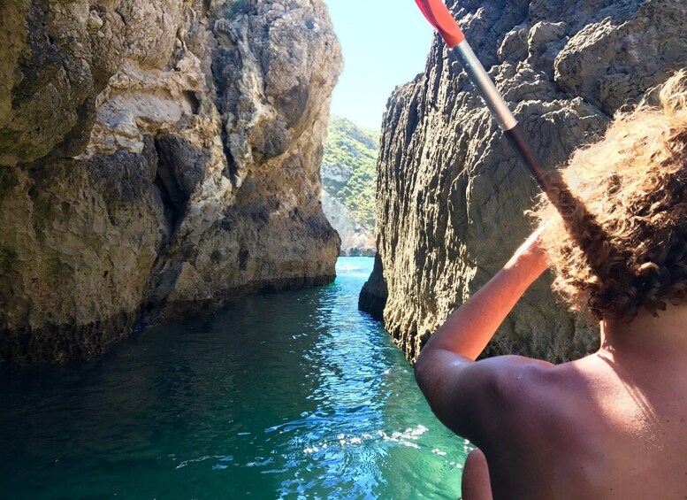 Picture 2 for Activity From Lisbon: Arrábida Natural Park Kayak Tour with Lunch
