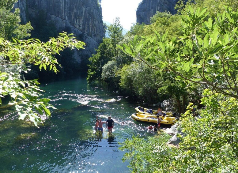 Picture 6 for Activity Cetina River: Rafting and Cliff Jumping Tour
