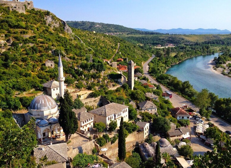 Picture 1 for Activity From Split or Trogir: Mostar & Kravica Waterfall Group Tour