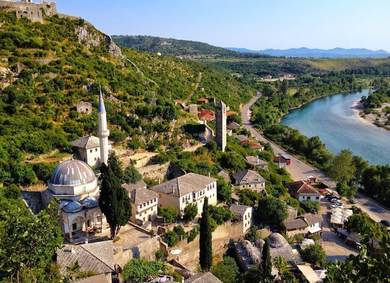 Picture 1 for Activity From Split or Trogir: Mostar & Kravica Waterfall Group Tour