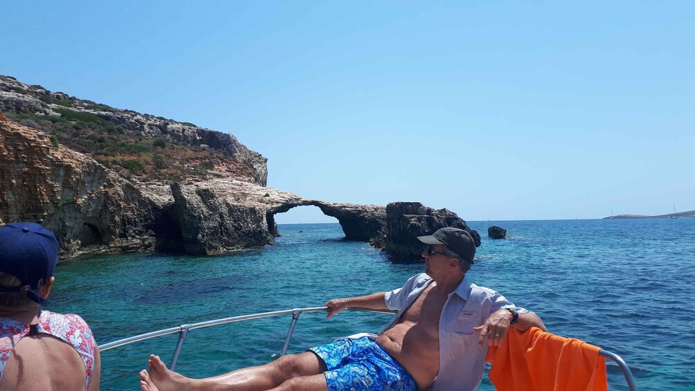 Picture 11 for Activity Malta: Private Sunset Boat Trip to Comino and Blue Lagoon