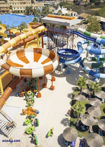 Aqualand water adventure park with Transportation
