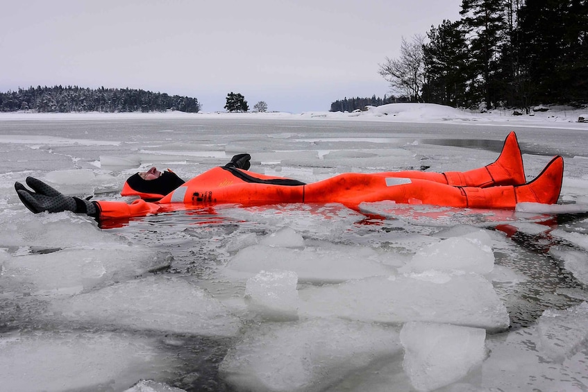 Picture 1 for Activity Helsinki: Floating Experience in a Survival Suit