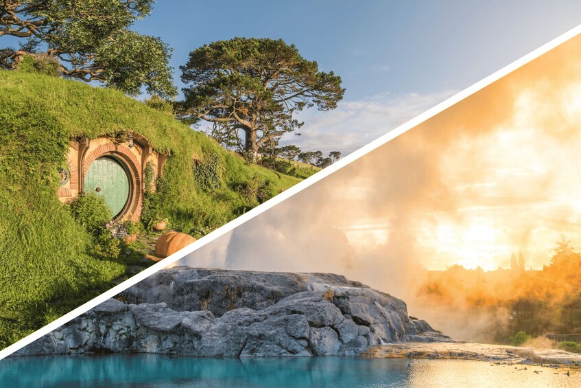 Auckland: Hobbiton and Rotorua Day Tour including Te Puia