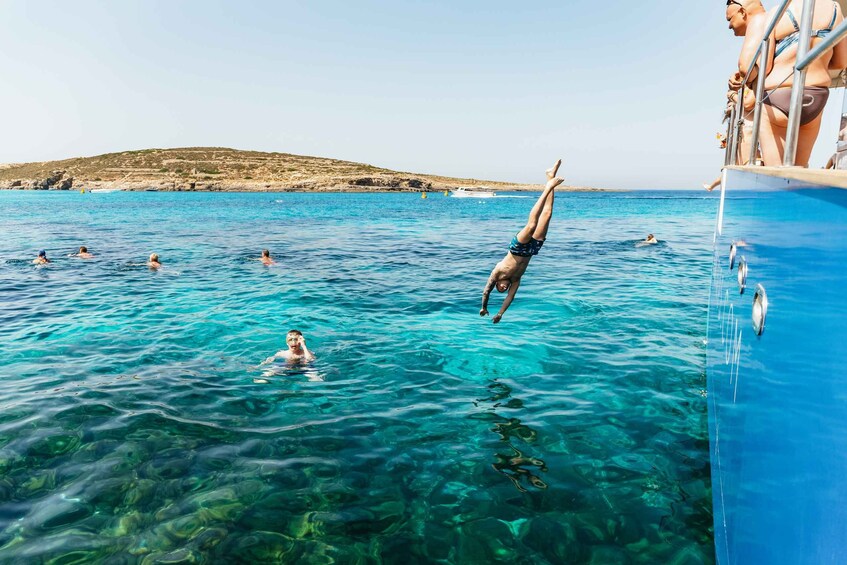 Picture 2 for Activity Malta: Blue Lagoon, Beaches & Bays Trip by Catamaran