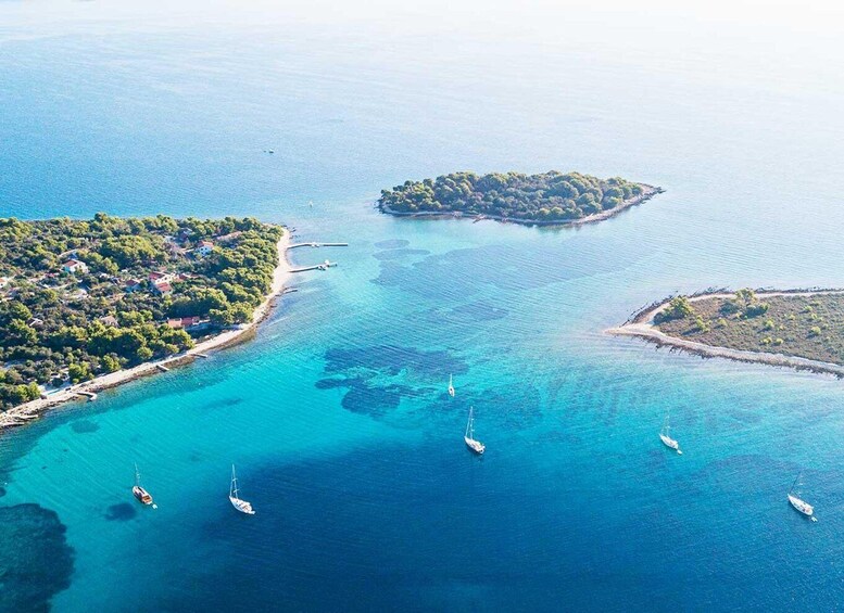 Picture 5 for Activity Trogir: Private speedboat tour to Blue Lagoon and 3 Islands