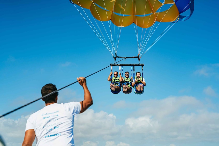 Picture 12 for Activity Palma Bay: Parasailing Experience