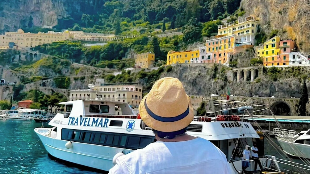 From Rome: Amalfi Coast and Positano Day Trip with Summer Coastal Cruise