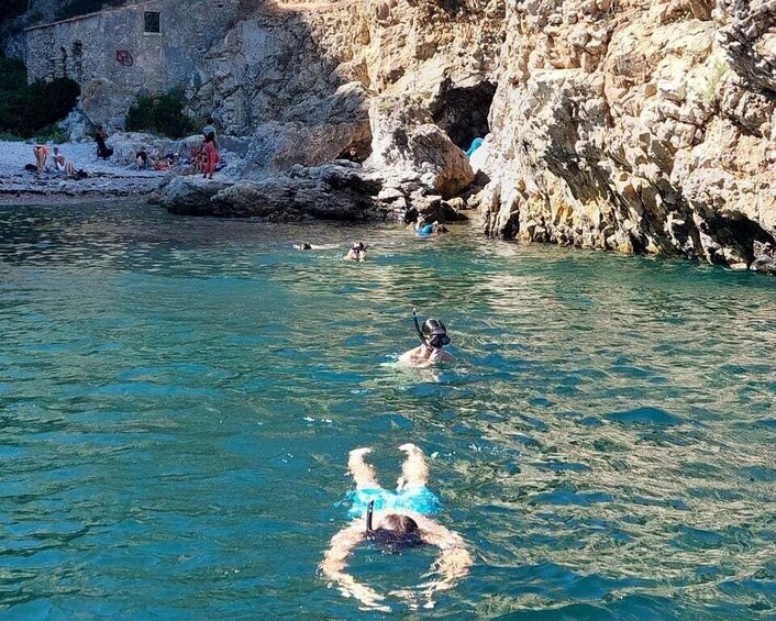 Picture 52 for Activity Sesimbra: Secret Bays and Beaches Boat Tour with Snorkeling