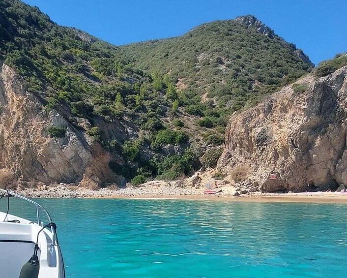 Picture 11 for Activity Sesimbra: Secret Bays and Beaches Boat Tour with Snorkeling