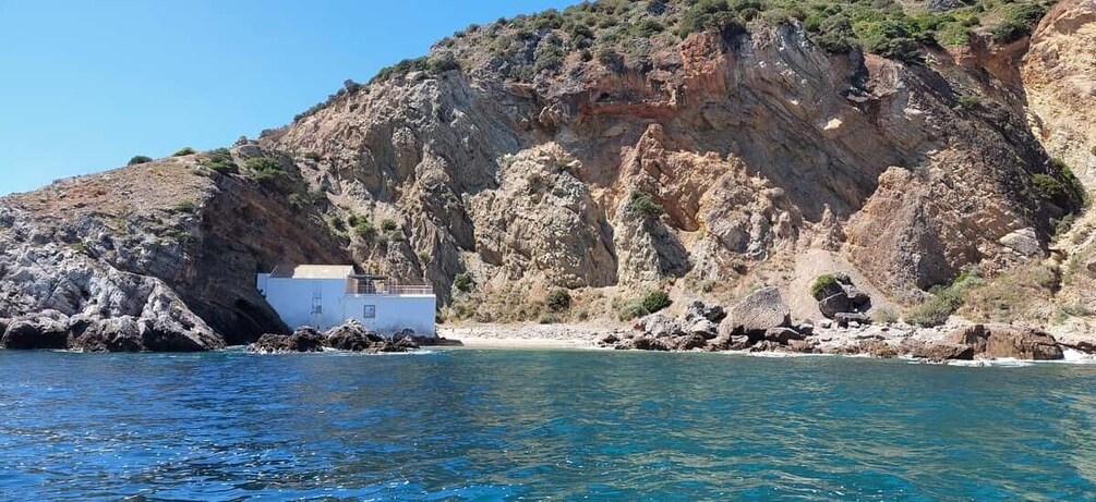 Picture 8 for Activity Sesimbra: Secret Bays and Beaches Boat Tour with Snorkeling