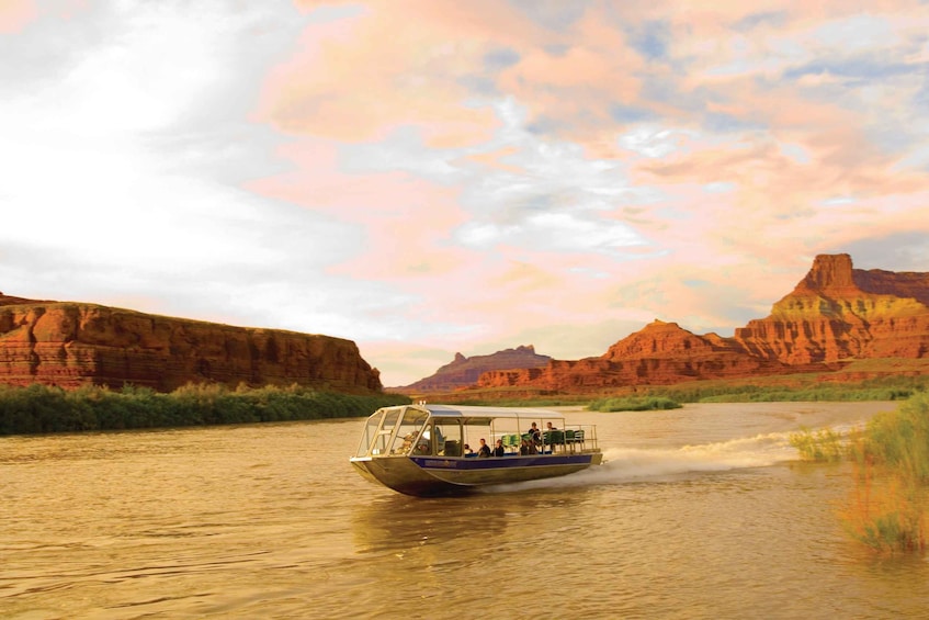 Picture 2 for Activity Moab: Colorado River Sunset Boat Tour with Optional Dinner