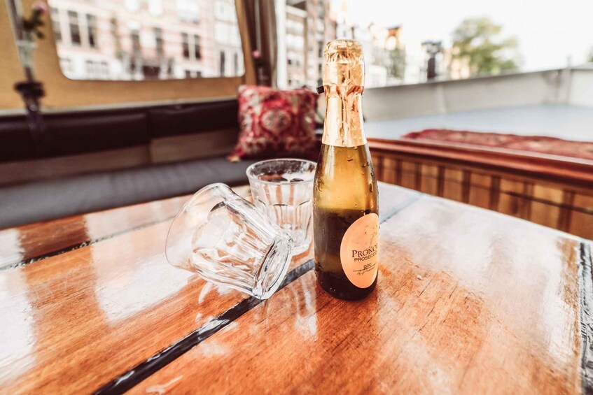 Picture 11 for Activity Amsterdam: Romantic Private Canal Tour and Prosecco & Snacks