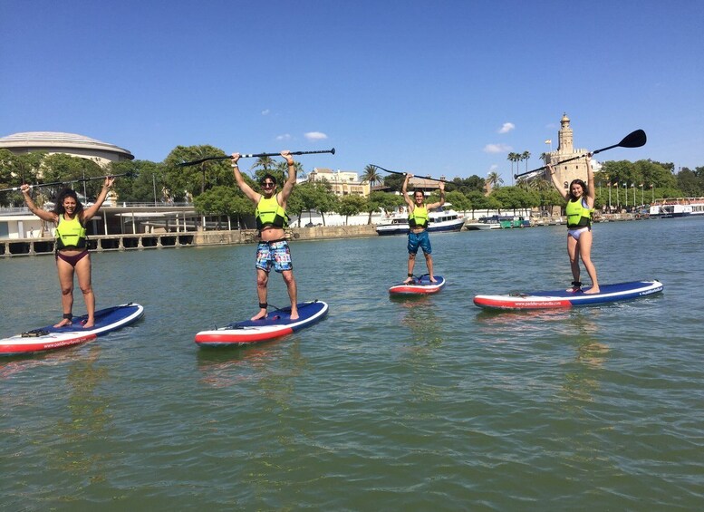Picture 3 for Activity Seville: 1.5-Hour Paddle Surf Tour