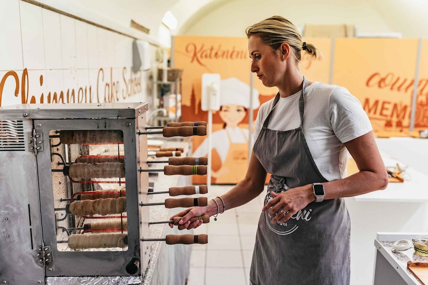 Picture 11 for Activity Budapest: Hungarian Chimney Cake Workshop in City Center