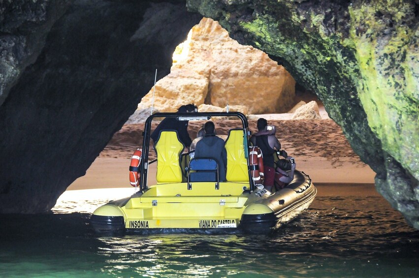 Insonia Cave and Dolphins Speedboat with Transport