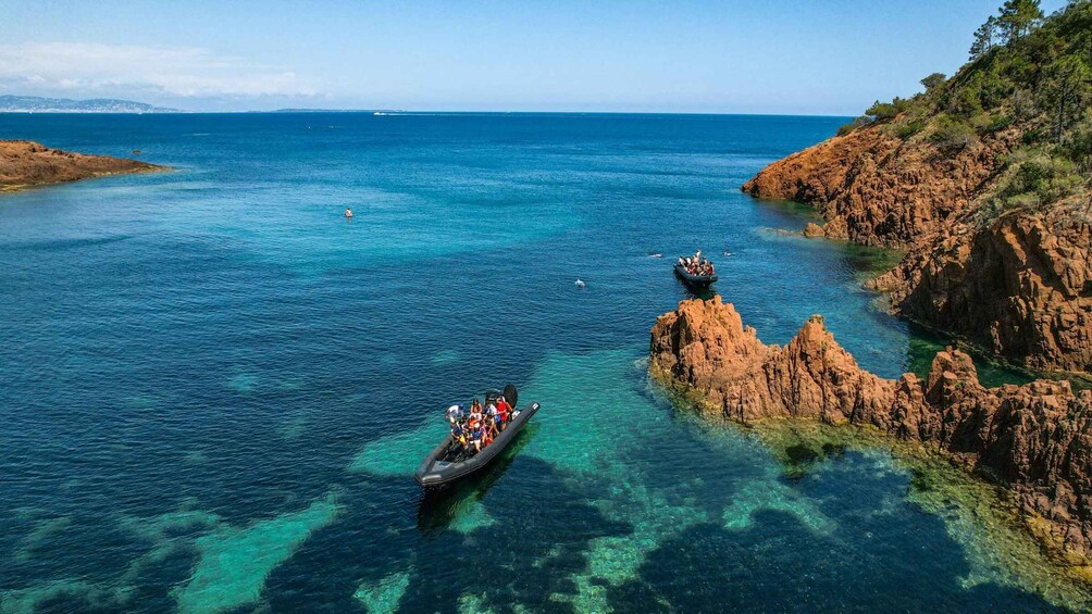 Picture 10 for Activity Cannes: 2.5-Hour Esterel Calanques Boat Excursion