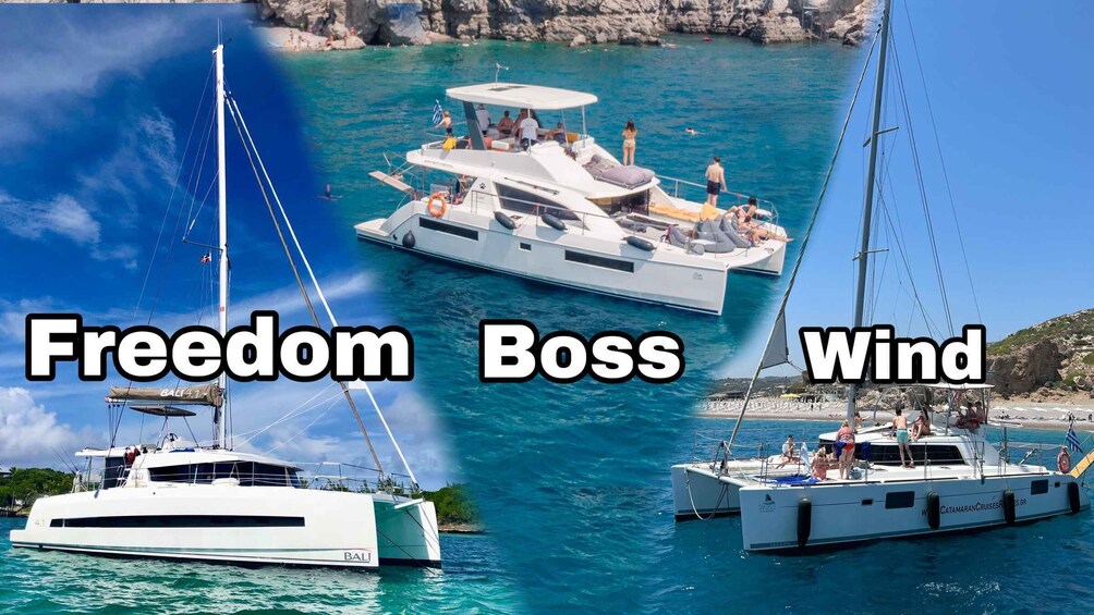 Picture 31 for Activity Rhodes: All-Inclusive Catamaran Cruise with Lunch and Drinks