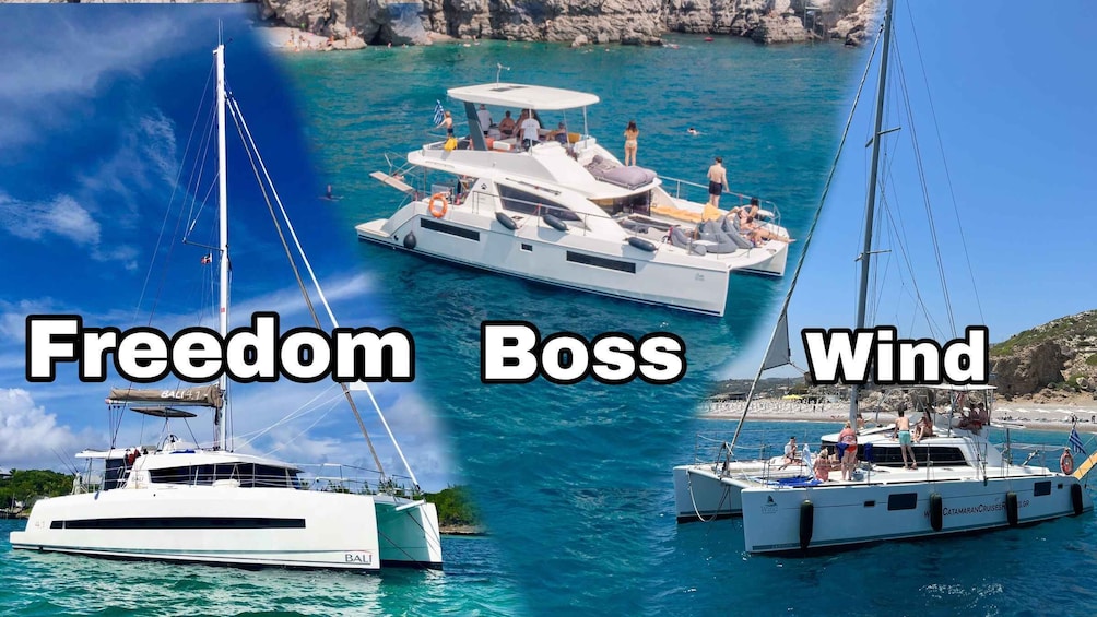 Picture 31 for Activity Rhodes: All-Inclusive Catamaran Cruise with Lunch and Drinks