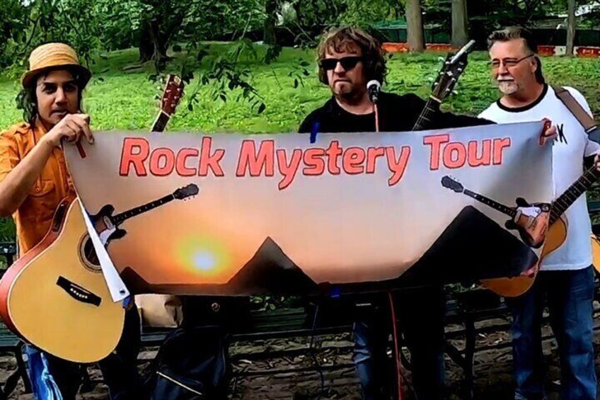 Sean Yox , Bob Simerau from ? & The Mysterians - legendary band form 60s. And Koshek presenting Rock Mystery Tour 