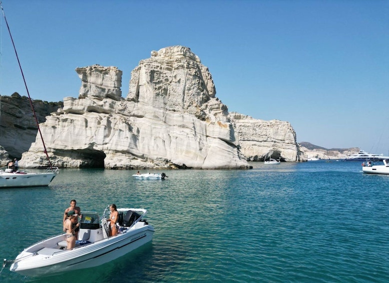 Picture 3 for Activity From Milos: Half-Day Private Cruise to Kleftiko & Sikia Cave