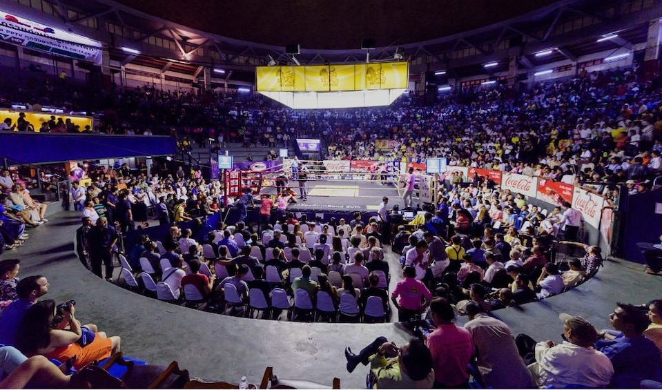 MuayThai Match at Rajadamnern Boxing Stadium
