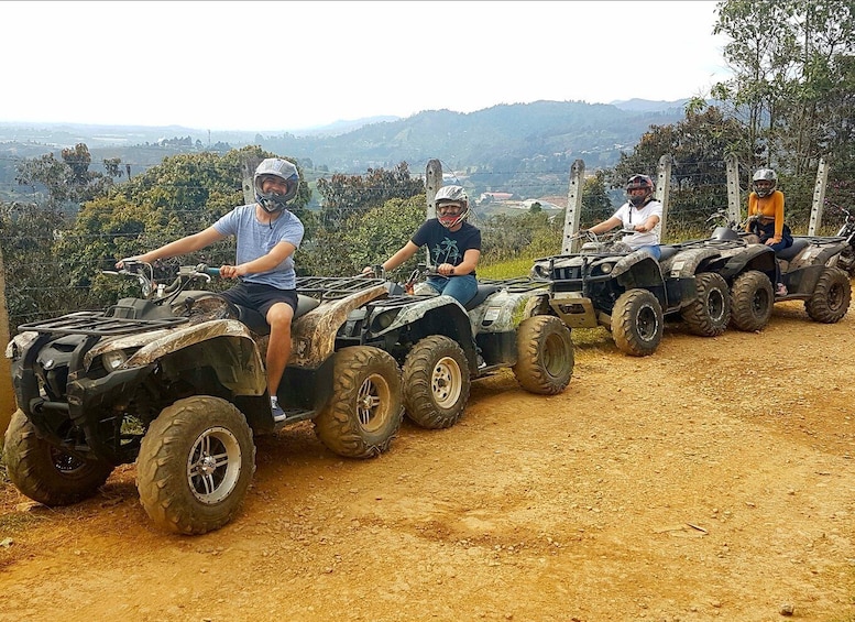 Picture 1 for Activity From Medellín: ATV and Waterfall Paragliding Tour