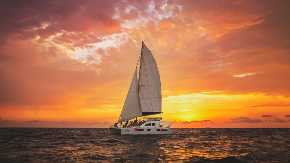 Luxury Sunset Sailing Cruise with Snacks and Open Bar Onboard