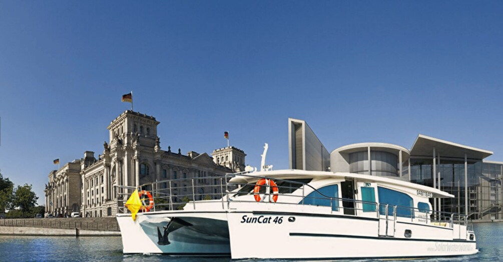 Picture 6 for Activity Berlin: Solarpowered Sunset Catamaran Cruise / Audio Guide