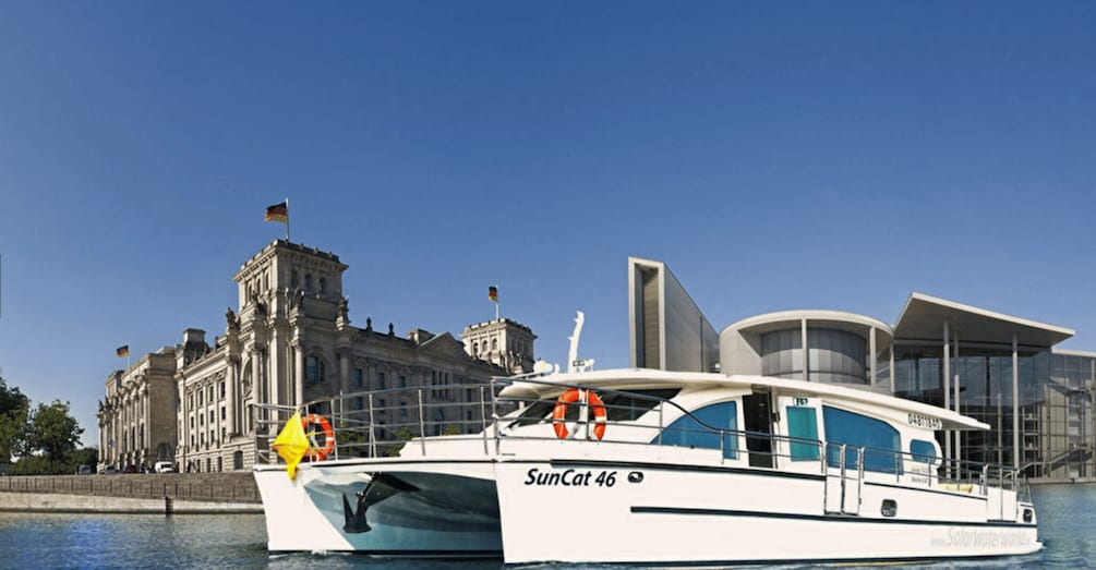 Picture 6 for Activity Berlin: Solarpowered Sunset Catamaran Cruise / Audio Guide