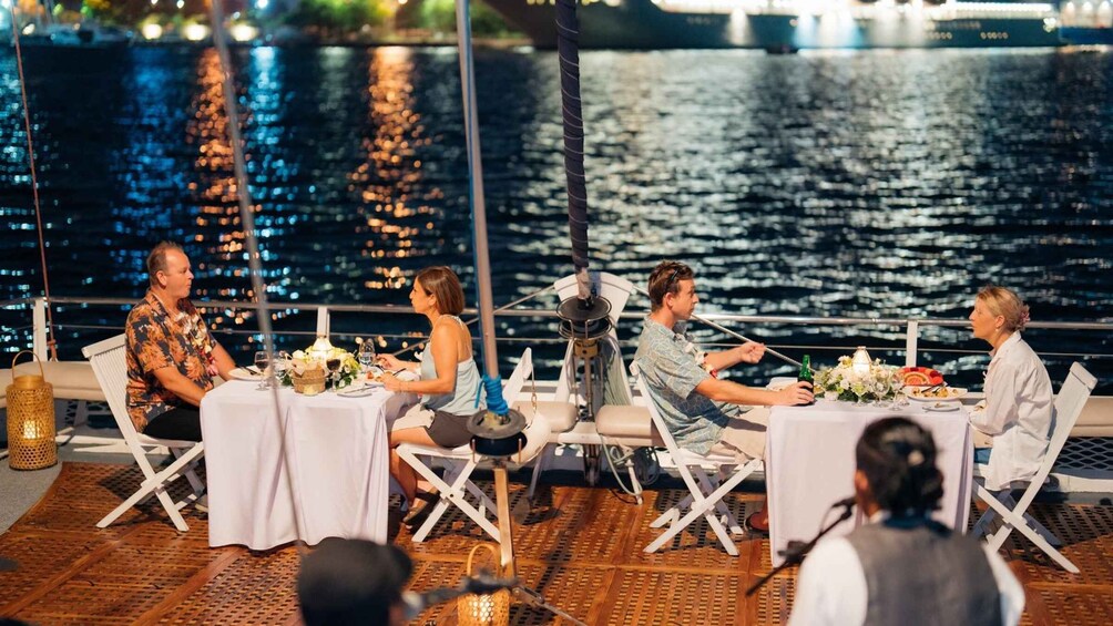 Picture 2 for Activity Bali Benoa: 5-Course Romantic Evening Cruise with Live Music