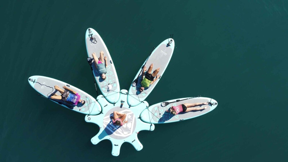 Picture 8 for Activity Arguineguín: Stand-up Paddleboard Yoga Class with Instructor