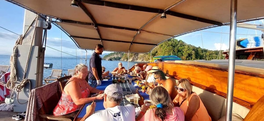 Picture 9 for Activity Quepos: Wooden Sail Yacht Cruise with Watersports and Food