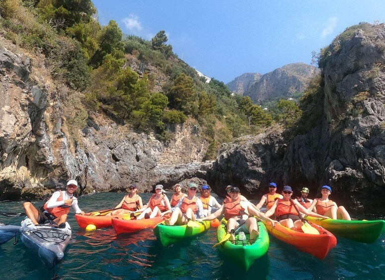 Picture 14 for Activity Amalfi: Kayak & Snorkeling, Sea Caves and Natural Arches