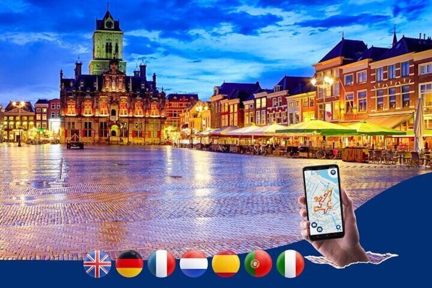 Delft: Self-Guided City Walking Tour with Audio Guide