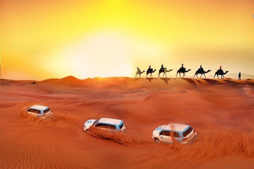 2-Day Tour at Dubai with Cruise Dinner and Desert Safari Dinner