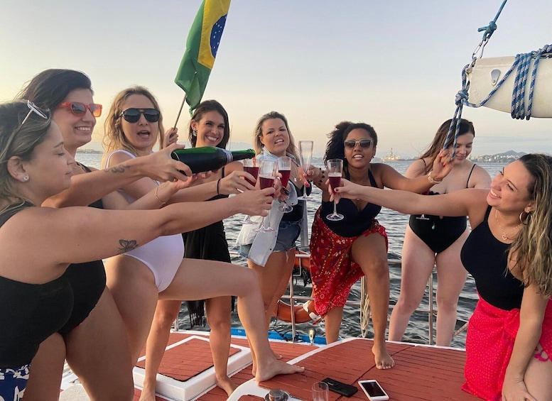 Picture 6 for Activity Rio de Janeiro: Sunset Sailboat Tour with Open Bar