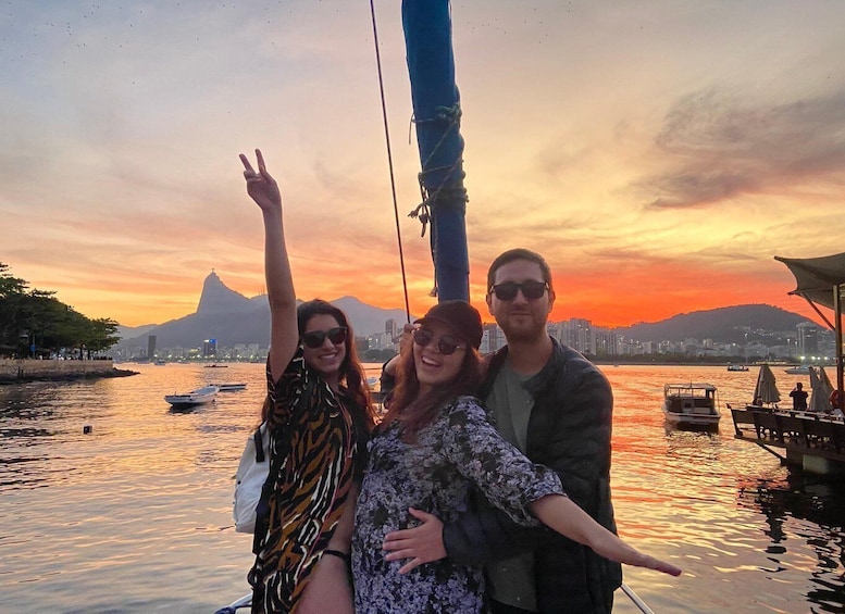Picture 5 for Activity Rio de Janeiro: Sunset Sailboat Tour with Open Bar